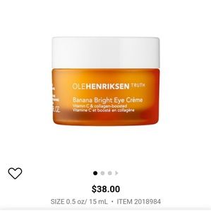 ✨Olehenriksen-Banana Bright Eye Cream✨